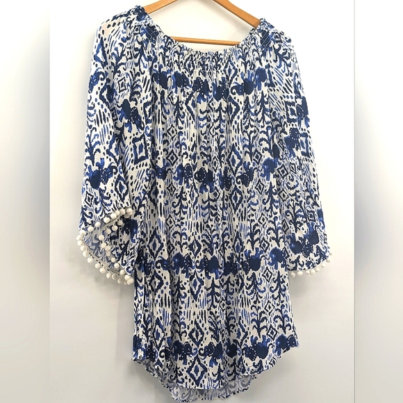 Lilly Pulitzer Nita Off-the-Shoulder Dress Cover Up - Picture 4 of 14